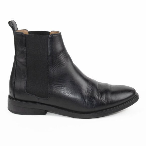 Everlane The Modern Chelsea Boot Black Leather Size 7 - Picture 8 of 16